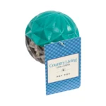 Country Living Durable Geometric Textured Ball Dog Chew Toy - Interactive & Eco-Friendly, Available in Small & Large Sizes