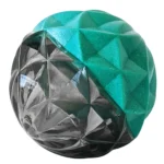 Country Living Durable Geometric Textured Ball Dog Chew Toy - Interactive & Eco-Friendly, Available in Small & Large Sizes - Image 3