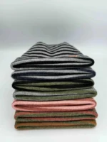 HAAKWEAR Theta-Stitch RORO Cuffed Beanie - Gray/Green, Made in USA | Unisex, Soft & Warm Acrylic, One Size Fits Most - Image 4