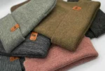 HAAKWEAR Traditional Fusion Cuffed Beanie - Gray/Green | Made in USA, Unisex & Stylish - Image 6