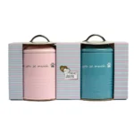 I Love You So Much Dog Treat Canister Gift Set Airtight & Stylish Storage for Pet Lovers - Image 3