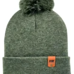 HAAKWEAR Pom Pom Beanie - Forest Green | Made in USA | Cozy & Stylish Winter Hat