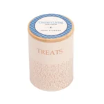 Dog Treat Canister Set - White Swan Design (Set of 2) | Airtight Storage for Fresh Pet Treats - Image 4