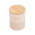 Dog Treat Canister Set - White Swan Design (Set of 2) | Airtight Storage for Fresh Pet Treats - Image 8