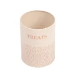 Dog Treat Canister Set - White Swan Design (Set of 2) | Airtight Storage for Fresh Pet Treats - Image 9
