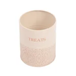 Dog Treat Canister Set - White Swan Design (Set of 2) | Airtight Storage for Fresh Pet Treats - Image 10