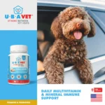 UBAVET MULTIVIT Daily Vitamin and Mineral Tablets for Dogs 90 Chewable Tablets Comprehensive Nutritional Support - Image 4