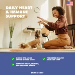 UBAVET Ubameg EFA 1000mg Omega-3 Fatty Acid Capsules for Dogs & Cats - 120 Count - Supports Heart, Skin, Coat, and Joint Health - Image 3
