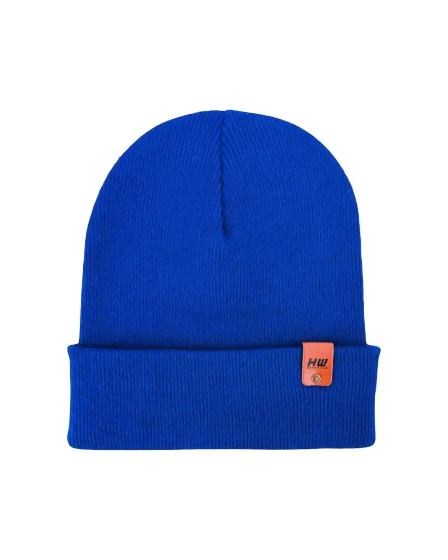 484824327_large.webp HAAKWEAR Knit Cuffed Beanie Hat - Unisex, Sapphire Blue, Made in USA - Stylish & Warm - Image 1