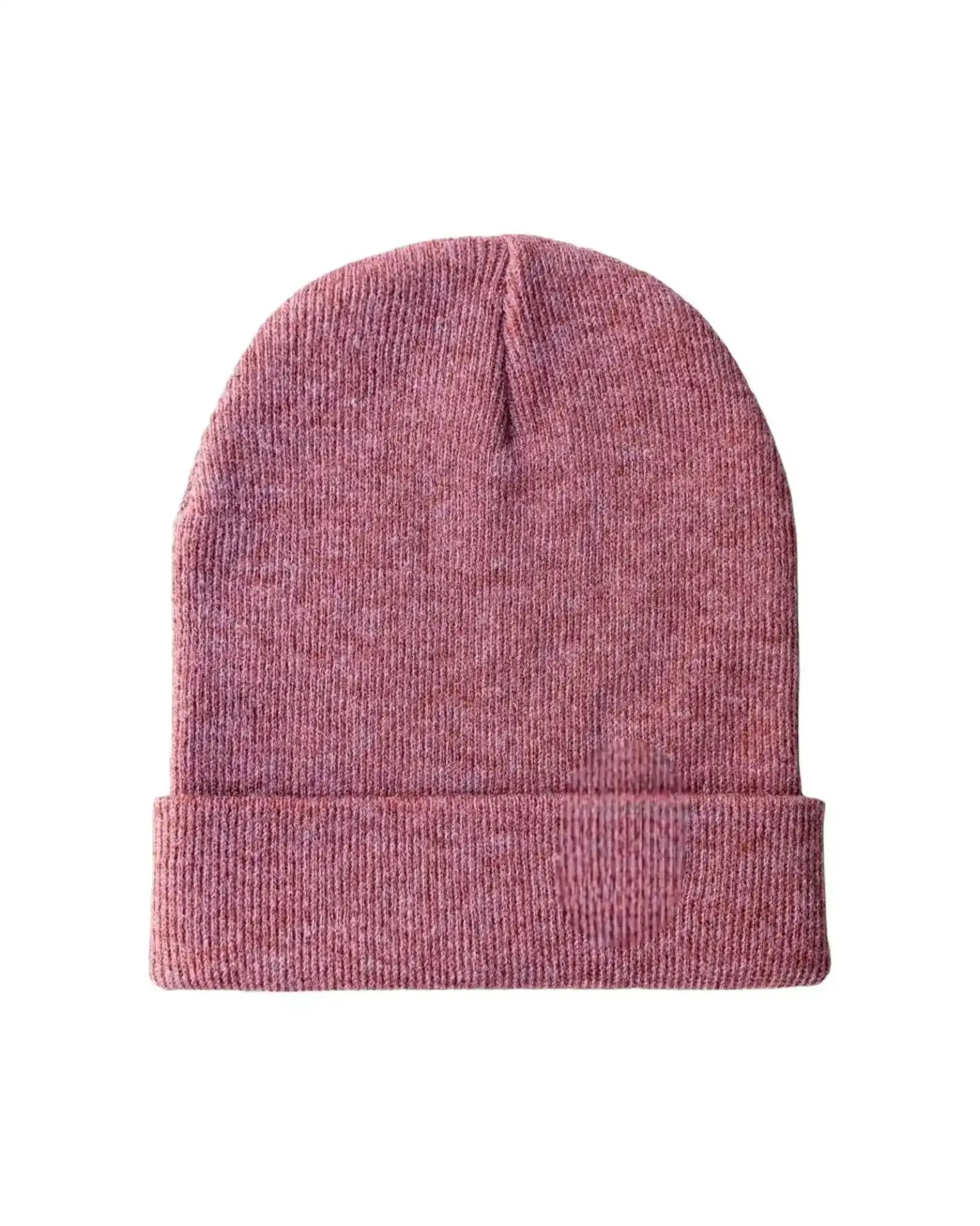 484824351_large.webp HAAKWEAR Traditional Silent Cuffed Beanie in Rusty Burgundy Unisex, Classic Winter Hat, Made in USA - Image 1