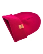 CTD112 HAAKWEAR Knit Cuffed Beanie - Burnt Maroon | Made in USA | Stylish & Warm Unisex Hat - Image 2