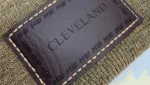 HW Cleveland Brown Green Fusion Cuffed Beanie - Limited Edition, Made in USA, Unisex Winter Hat - Image 2