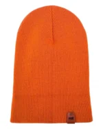 HAAKWEAR Knit Cuffed Beanie Hat - Stylish & Warm Tiger Orange Unisex - Made in USA - Image 3