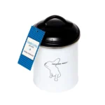 Black & White Pet Food & Treat Storage Canisters (Set of 3) - Keep Your Pet's Treats Fresh and Organized - Image 5