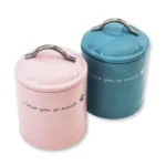 I Love You So Much Dog Treat Canister Gift Set Airtight & Stylish Storage for Pet Lovers - Image 2