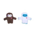 Interactive Squeaky Dual Yettie Snowman Plush Dog Toy Pack - Ultimate Fun Winter Toy Set for Dogs - Image 2
