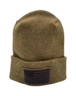 Patriotic Veteran Beanie with USA Flag - Theta Stitch Cuffed Knit Hat - Made in USA | Limited Edition - Image 10