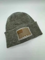 Patriotic Veteran Beanie with USA Flag - Theta Stitch Cuffed Knit Hat - Made in USA | Limited Edition - Image 23