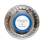 Country Living Set of 2 Black Pearl Eco-Chic Stainless Steel Dog Bowls - Durable & Stylish Pet Dining - Image 5