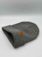 HAAKWEAR Traditional Fusion Cuffed Beanie - Gray/Green | Made in USA, Unisex & Stylish - Image 2