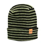 HAAKWEAR Theta-Stitch RORO Cuffed Beanie - Green/Black | Made in USA | Patent Pending Design
