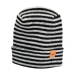 CTH200 HAAKWEAR Theta-Stitch RORO Cuffed Beanie - Gray/Black | Patent Pending Design | Made in USA