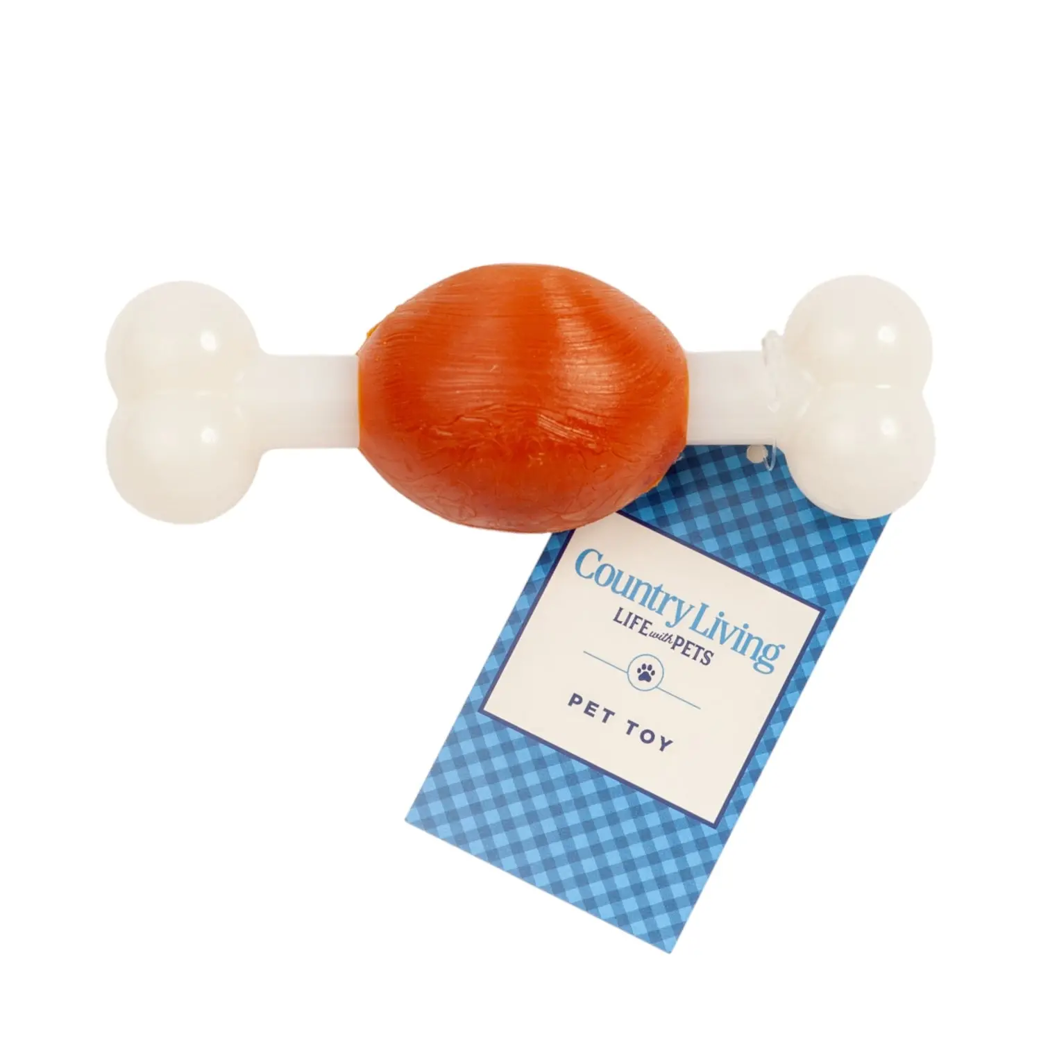 502601652_large.webp Country Living Vegan Nylon Beef Bone Dog Chew Toy - Durable TPR Nylon for Healthier Teeth and Gums, Perfect for Small Breeds - Image 1