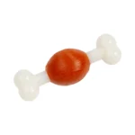 Country Living Vegan Nylon Beef Bone Dog Chew Toy - Durable TPR Nylon for Healthier Teeth and Gums, Perfect for Small Breeds - Image 3