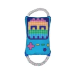 Retro Gamer Squeaker Dog Chew Toy - Durable Plush, Crinkle Paper & Squeaker for Ultimate Play & Cuddles