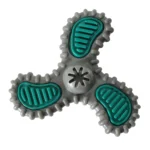 TPR Dental Spinner Dog Toy for Light to Medium Chewers Durable & Fun Dental Care for Dogs