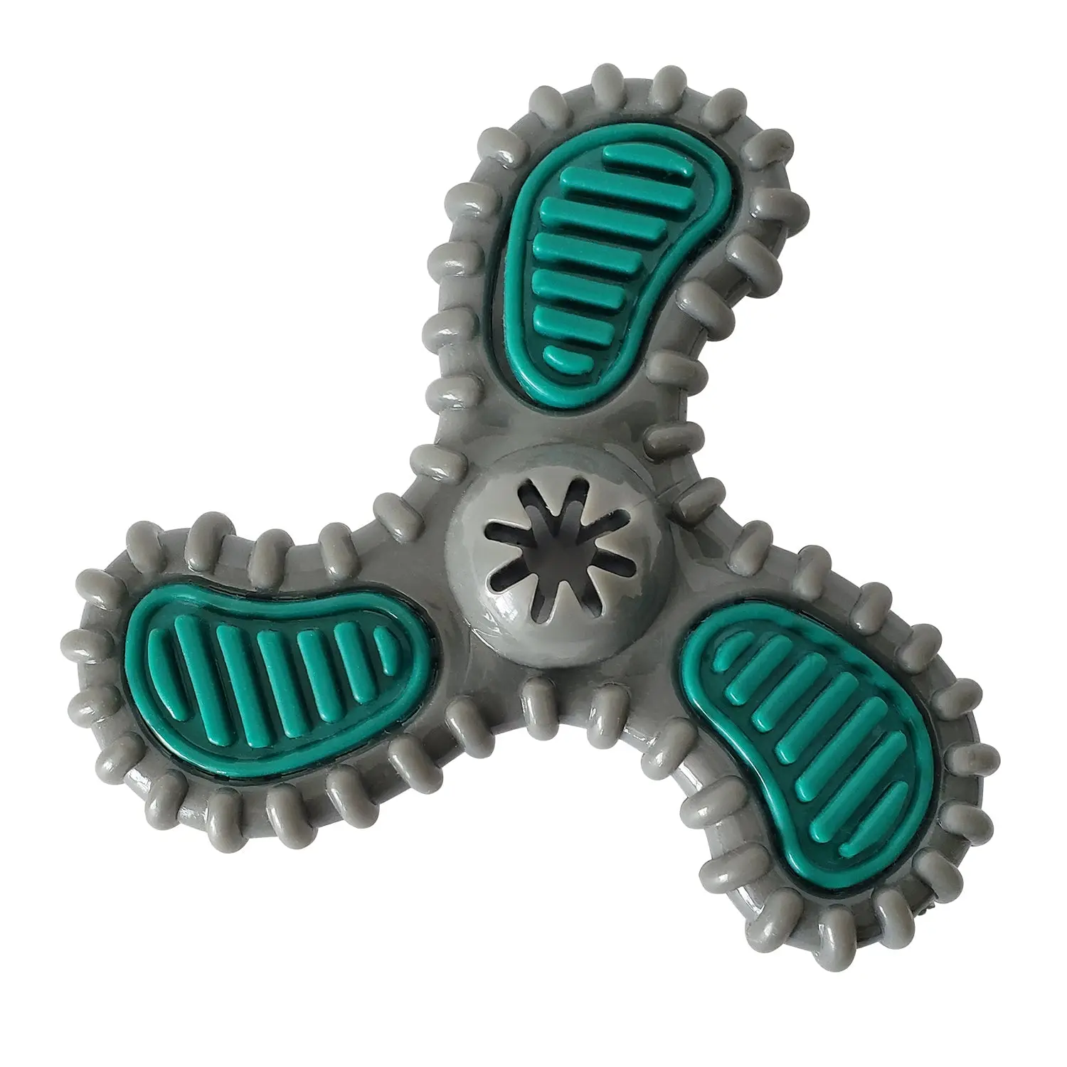 505617232_large.webp TPR Dental Spinner Dog Toy for Light to Medium Chewers Durable & Fun Dental Care for Dogs - Image 1