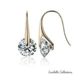 Elegant Boutique Crystal Drop Earrings - Sterling Silver & Austrian Crystals