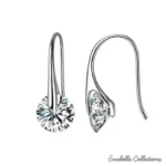 Elegant Boutique Crystal Drop Earrings - Sterling Silver & Austrian Crystals - Image 4