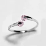 Match Made in Heaven Rings: Silver, Gold & Rose Gold with Clear or Pink Diamond Crystals