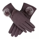 SWEET ROZINA Touch Gloves - Soft, Cozy, and Stylish with Faux Fur Lining