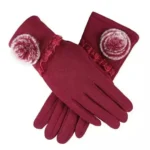 SWEET ROZINA Touch Gloves - Soft, Cozy, and Stylish with Faux Fur Lining - Image 3