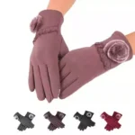 SWEET ROZINA Touch Gloves - Soft, Cozy, and Stylish with Faux Fur Lining - Image 4