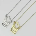 LOVE IS TALL Giraffe Love Necklace and Earrings Set - Elegant 3-Piece Jewelry Gift Set - Image 4