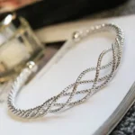 Elegant River Rope Style Bracelets - 18Kt Gold, 925 Silver, Rose Gold Plating - Delicate & Timeless