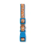 Stylish Durable Nylon Dog Collar with Embroidered Llama Design - Adjustable, Fashionable Pet Accessory for Medium & Large Dogs