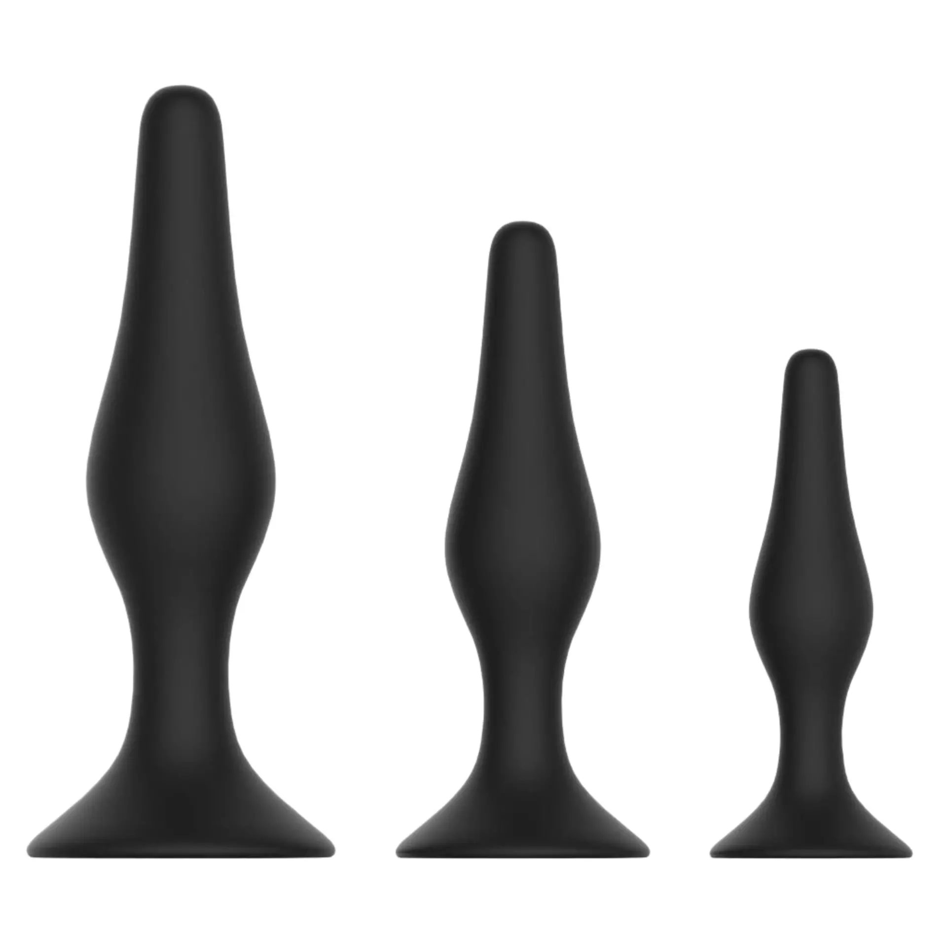 537952733_large.webp Level Up II Anal Trainers - 3 Piece Silicone Suction Set for Enhanced Anal Play - Image 1