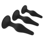 Level Up II Anal Trainers - 3 Piece Silicone Suction Set for Enhanced Anal Play - Image 2
